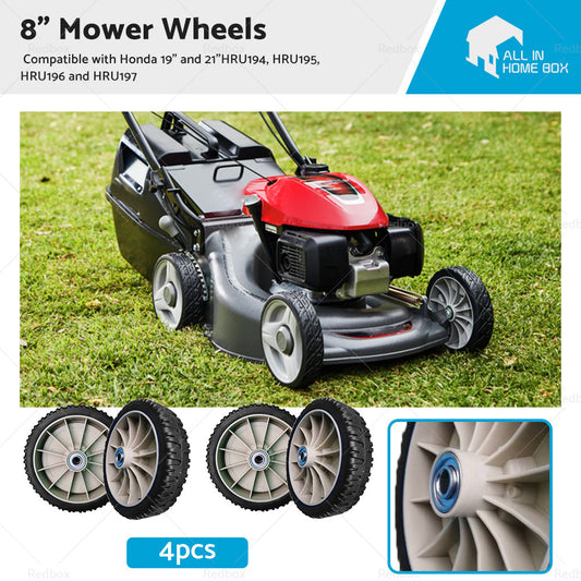 4x8inch Mower Wheels Suitable For Honda 19inch and 21inch HRU194, HRU195, HRU196  and  HRU197-0