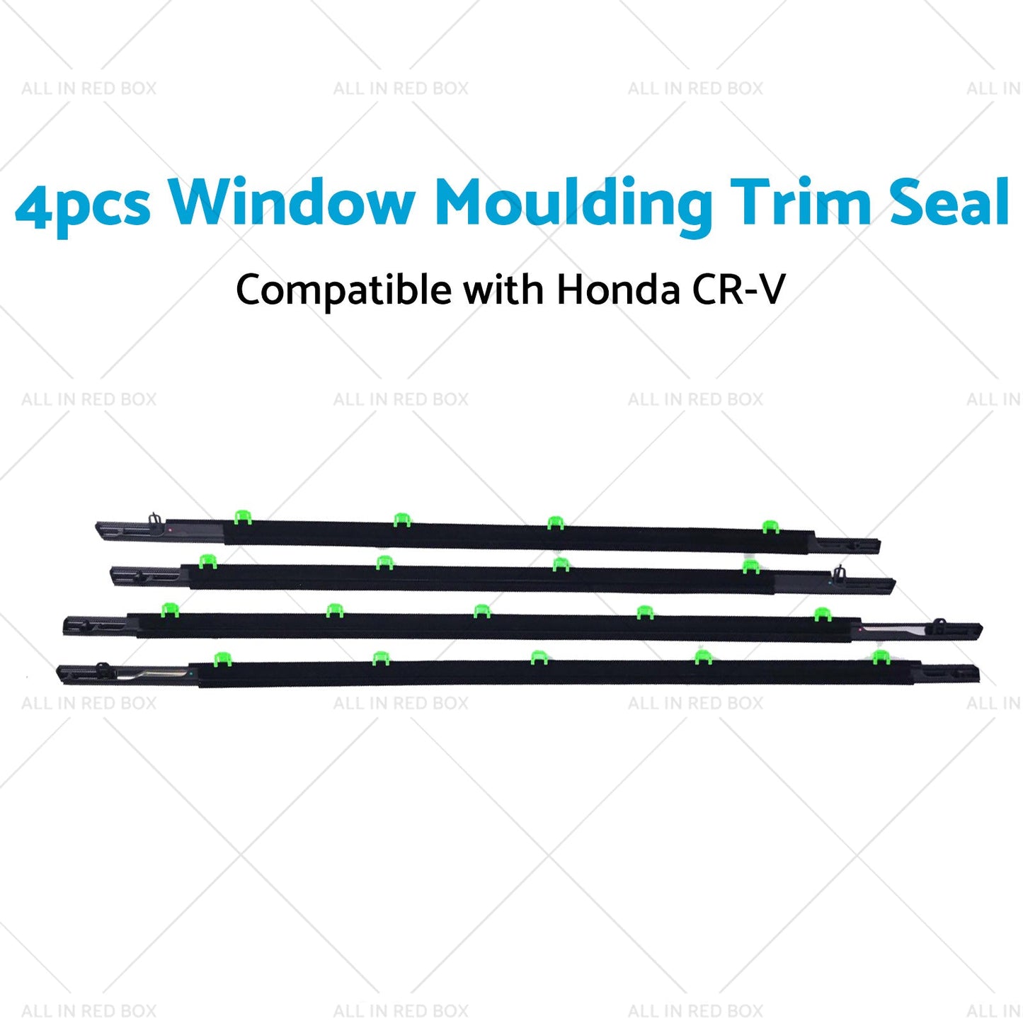 4pc Weatherstrip Door Belt Outer Suitable for Honda CR-V CRV SUV Facelift 12-17-3