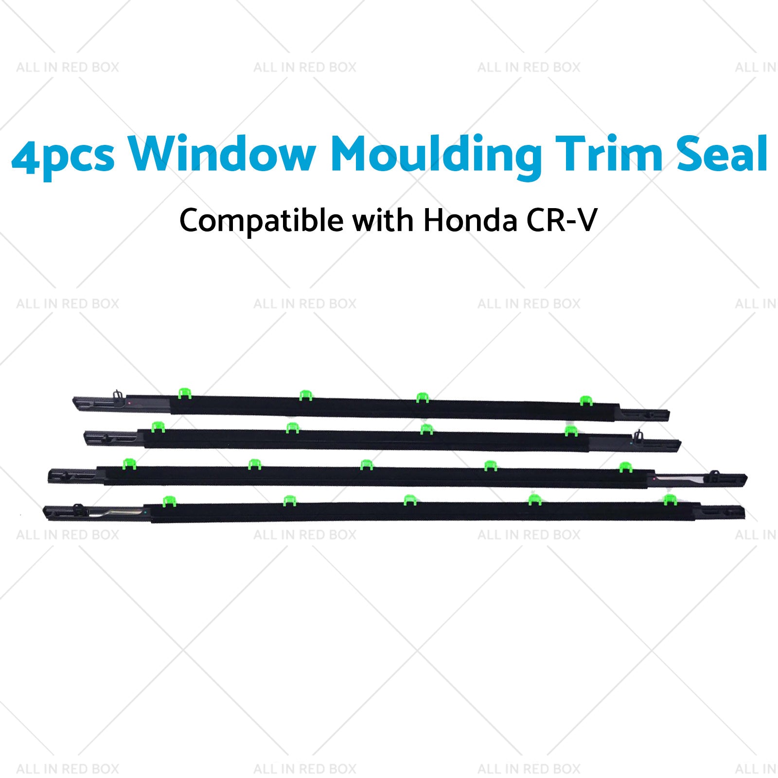 4pc Weatherstrip Door Belt Outer Suitable for Honda CR-V CRV SUV Facelift 12-17-3
