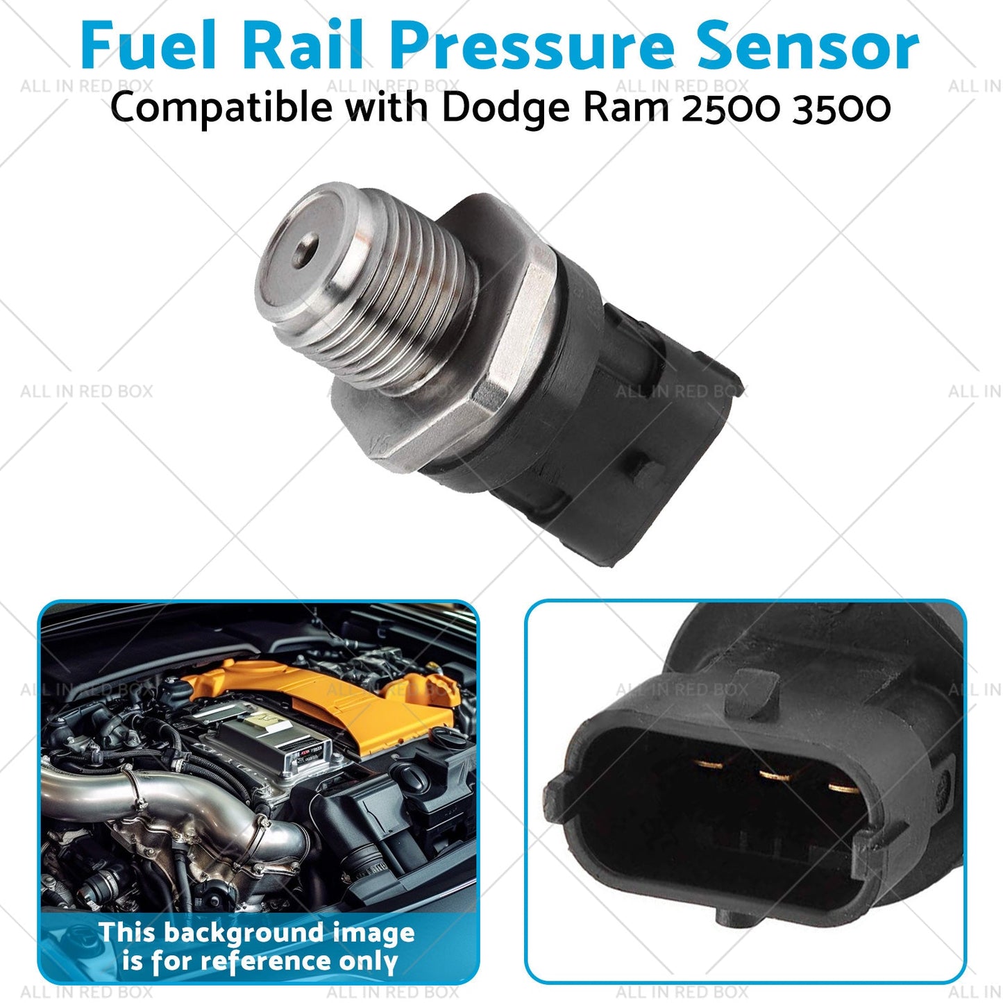 0281006425 Fuel Rail Pressure Sensor Suitable for Dodge Ram 2500 3500 03-07-3