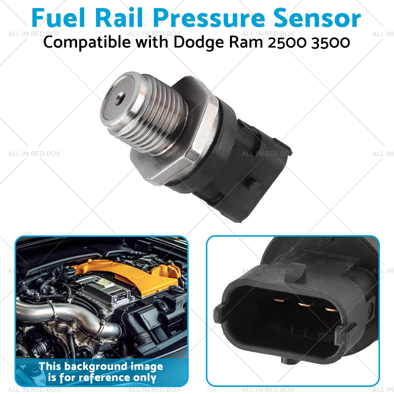 0281006425 Fuel Rail Pressure Sensor Suitable for Dodge Ram 2500 3500 03-07-3