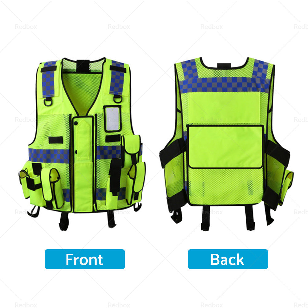 Ultimate Security Reflective Executive Safety Vests. Hi Vis Protective Work Wear-3