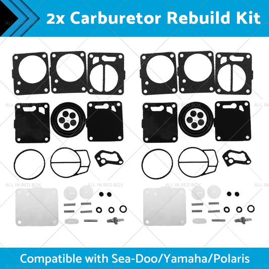 2x Carburetor Carb Rebuild Repair Kit Suitable Sea-Doo SP SPI SPX HX GS GSI GSX-1