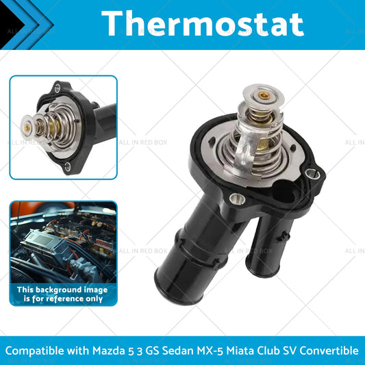 Thermostat Suitable for Mazda 5 3 GS Sedan MX-5 Miata Club SV Convertible 07-09-1