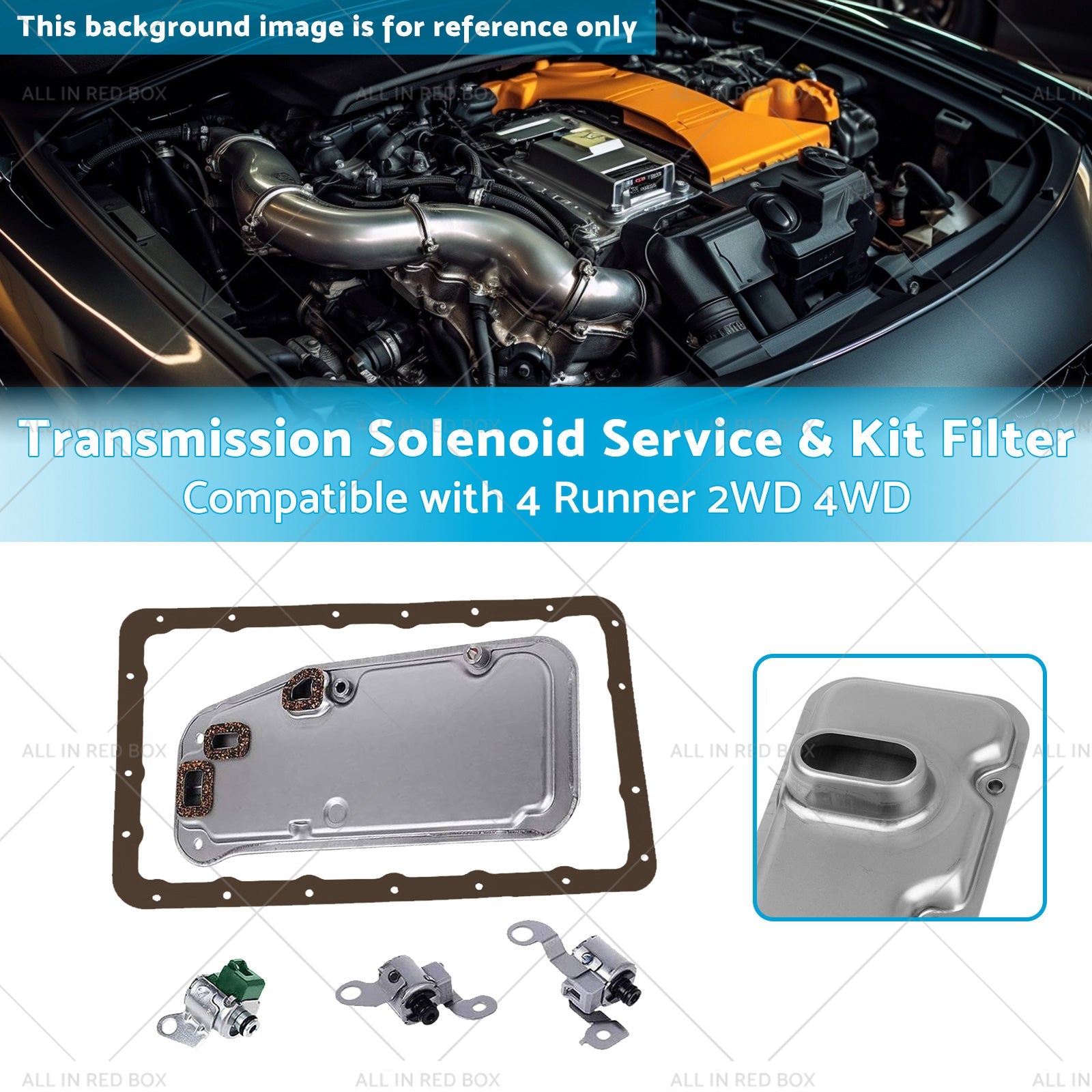 Transmission Solenoid Service  and  Kit Filter Suitable for 4 Runner 2WD 4WD 00-04-2