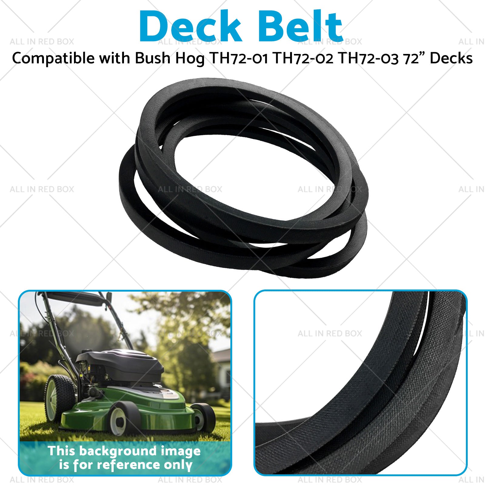 Deck Belt Suitable for Bush Hog TH72-02 TH72-03 TH72-01 72 inch  Decks-2