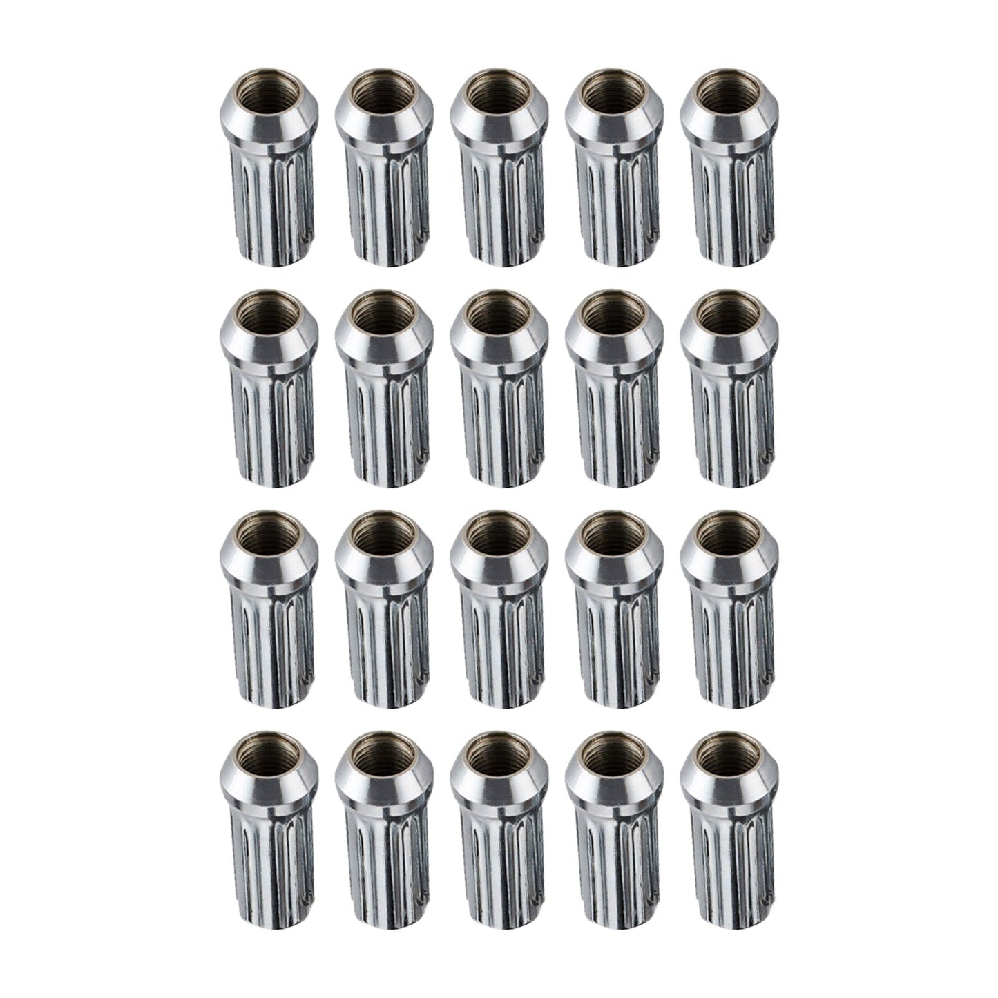 20x Extreme 14x1.5 Chrome Spline Wheel Nuts Suitable For VE Holden Landcruiser-0