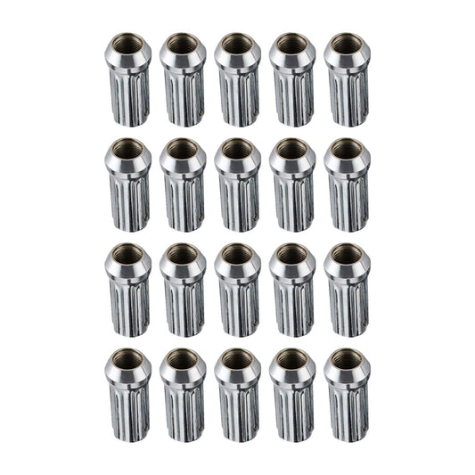 20x Extreme 14x1.5 Chrome Spline Wheel Nuts Suitable For VE Holden Landcruiser-0