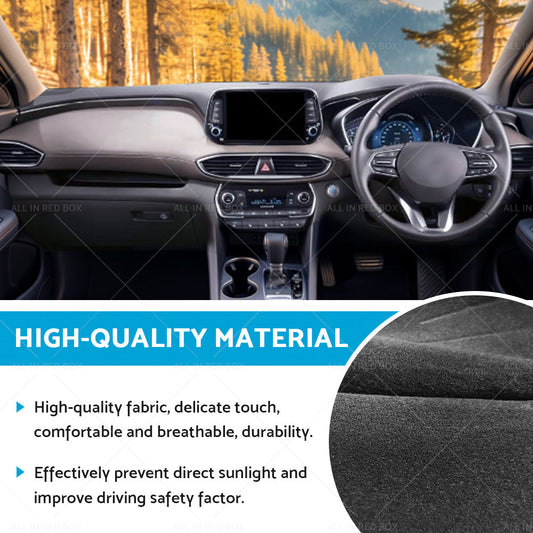 Non-Slip Dash Mat Suitable For Hyundai Santa FE TM NO HUD 19-23 Dashboard Cover-1