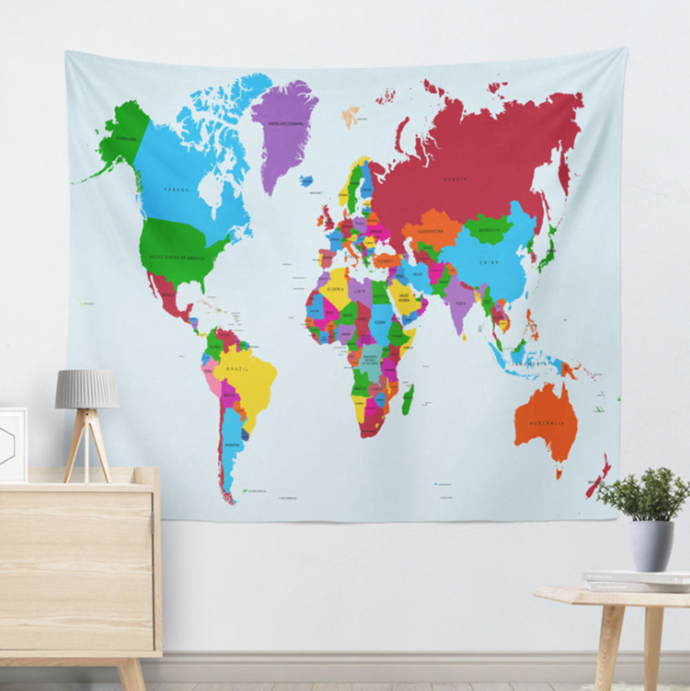 MAP OF THE WORLD LAMINATED LARGE POSTER 130*150CM / 200*150CM FLAGS WALL PRINT-4