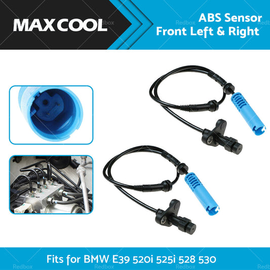 34526756375 2PCS Front ABS Wheel Speed Sensor Suitable for BMW E39 Left  Right-1
