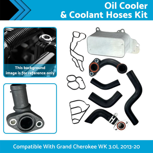 Oil Cooler & Coolant Hose Set Suitable For Jeep Grand Cherokee 3.0L Eco Diesel-1