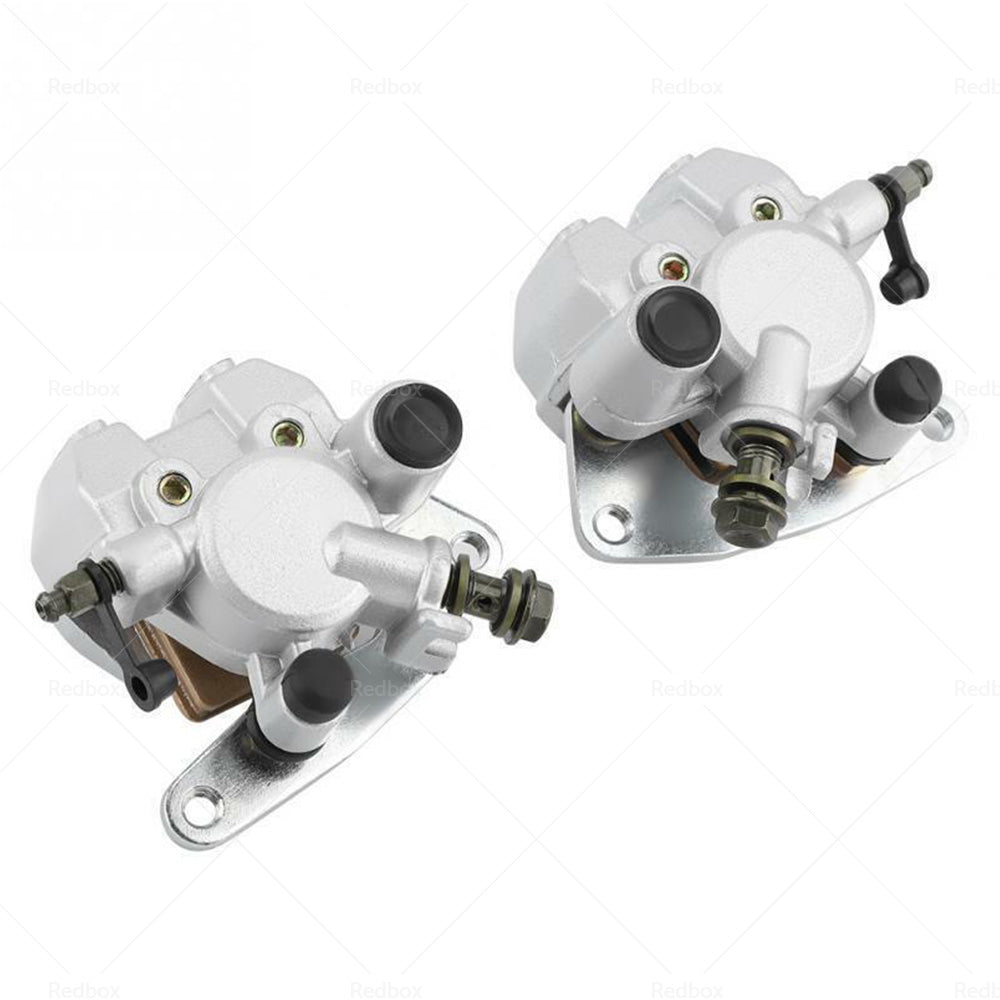 Front LeftRight BRAKE CALIPER with Brake Pads Set Fit For YAMAHA KODIAK 400 450-1