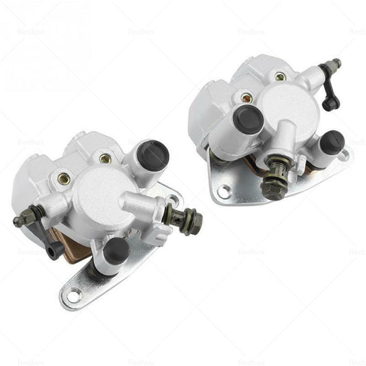 Front LeftRight BRAKE CALIPER with Brake Pads Set Fit For YAMAHA KODIAK 400 450-1