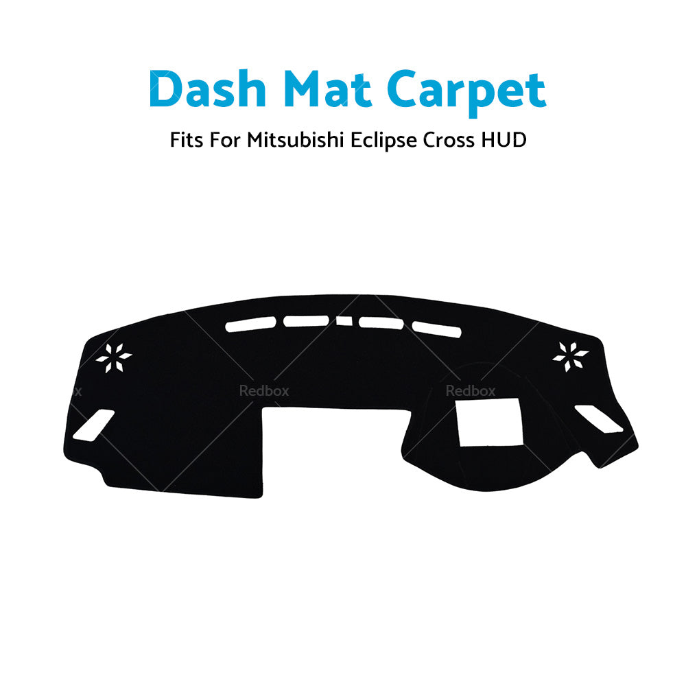 Dash Mat For Mitsubishi Eclipse Cross 2017-New with HUD Dashboard Cover Black-2