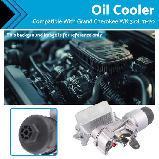 Oil Cooler Assembly Suitable For Jeep Grand Cherokee 3.0L 068269916AB 68477666AA-0