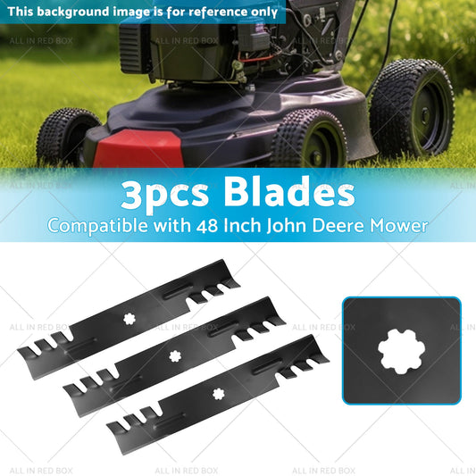 Blade Set for 48 inch  John Deere Mower 155C LA130 LA140 Gx21784 Gx21786 GY20852-1