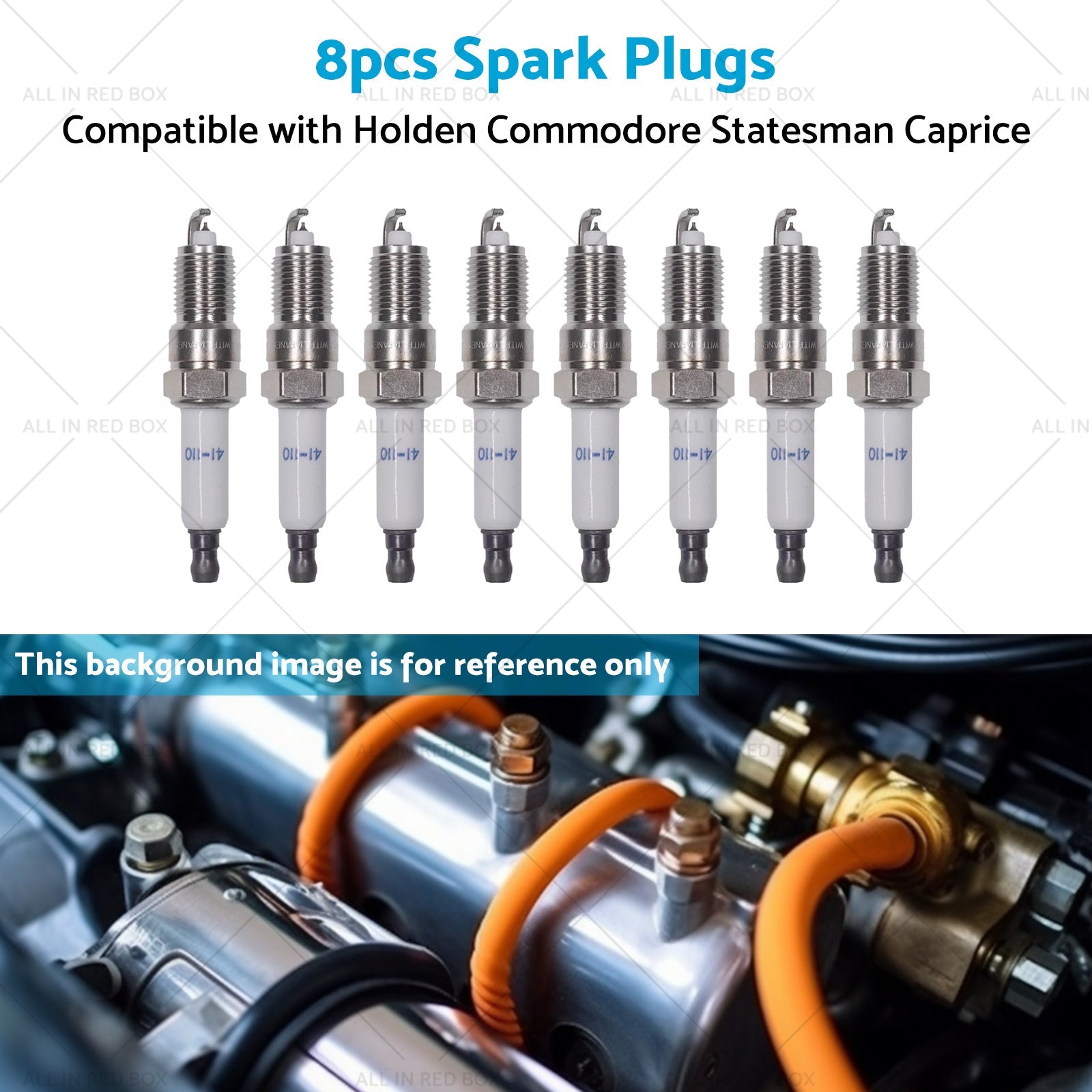 8x Iridium Spark Plug Suitable for Holden VT VX VY VZ VE VF SS V8 LS1 LS2 LS3-4