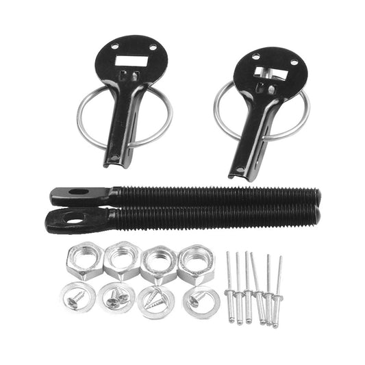 Universal Racing Bonnet Hood Lock Latch Pins Kit Set Suitable For Car Modification-0