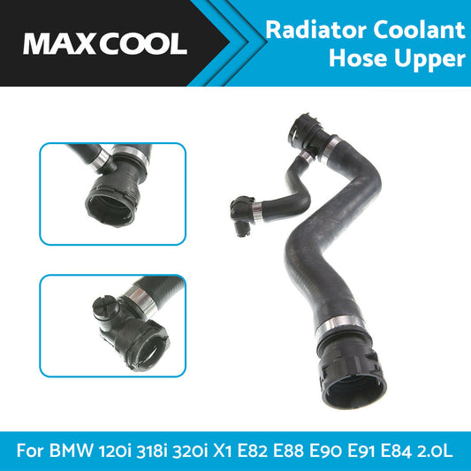 Radiator Coolant Hose Upper for BMW 120i 318i 320i X1 E82 E88 E90 E91 E84 2. 0L-0