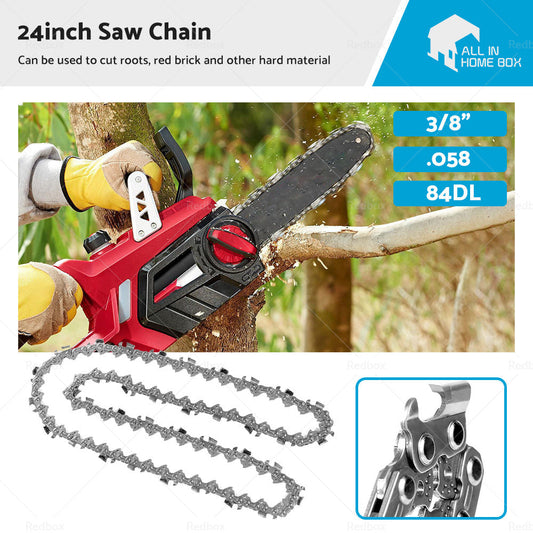 Carbide Chainsaw Bar Chain 24 inch  3 or 8. 058 84DL Suitable for 24inch Husqvarna Model-0