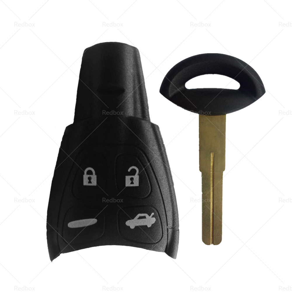 4 Button Remote Key Shell Case Suitable For SAAB 93 95 9-3 9-5 w or  blade-2