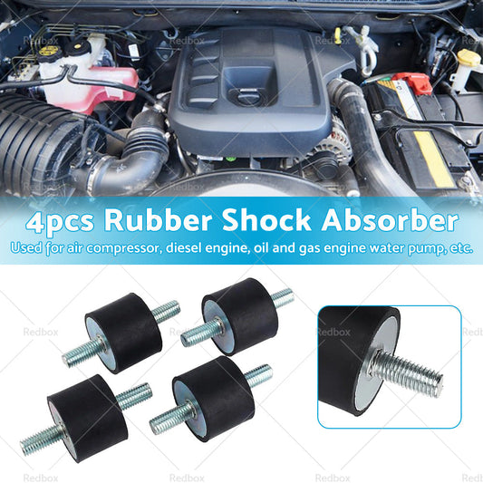 Car Bobbin 30*40mm 4PCS M10 Rubber Shock Absorber Anti Vibration Isolator Mounts-1