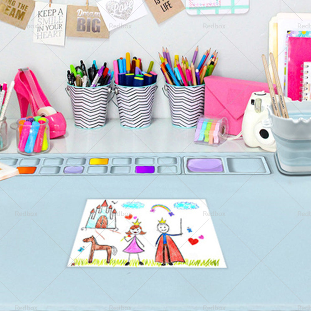 Silicone Art MAT Resin Casting Non Stick Creator Crafts Painting Clay and Play-0