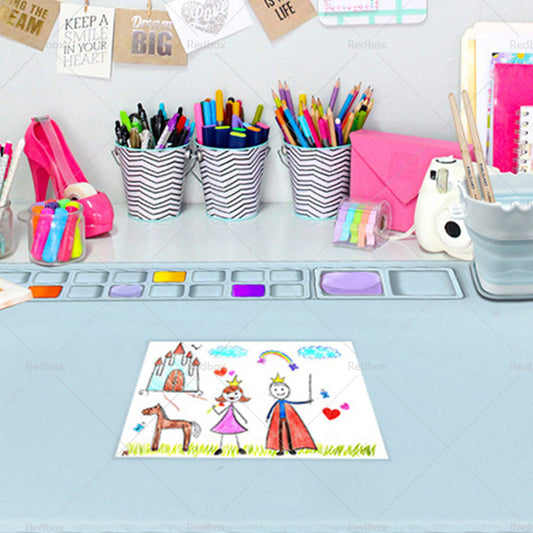 Silicone Art MAT Resin Casting Non Stick Creator Crafts Painting Clay and Play-0