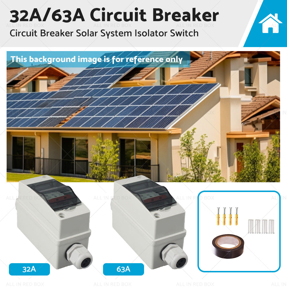PV Disconnect Box DC500V 32A/63A 2P Circuit Breaker Solar System Isolator Switch-0