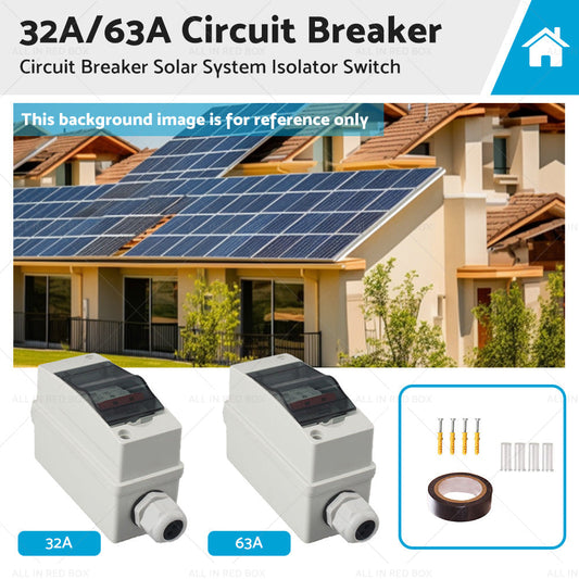 PV Disconnect Box DC500V 32A/63A 2P Circuit Breaker Solar System Isolator Switch-0
