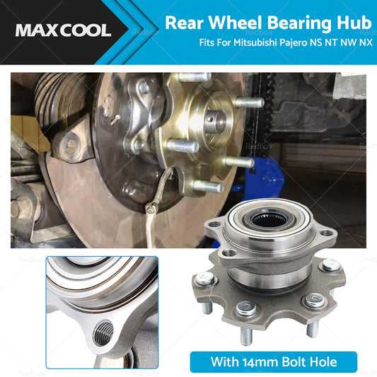 Rear Wheel Bearing Hub Fit For Mitsubishi Pajero NS NT NW NX with 14mm Bolt Hole-0