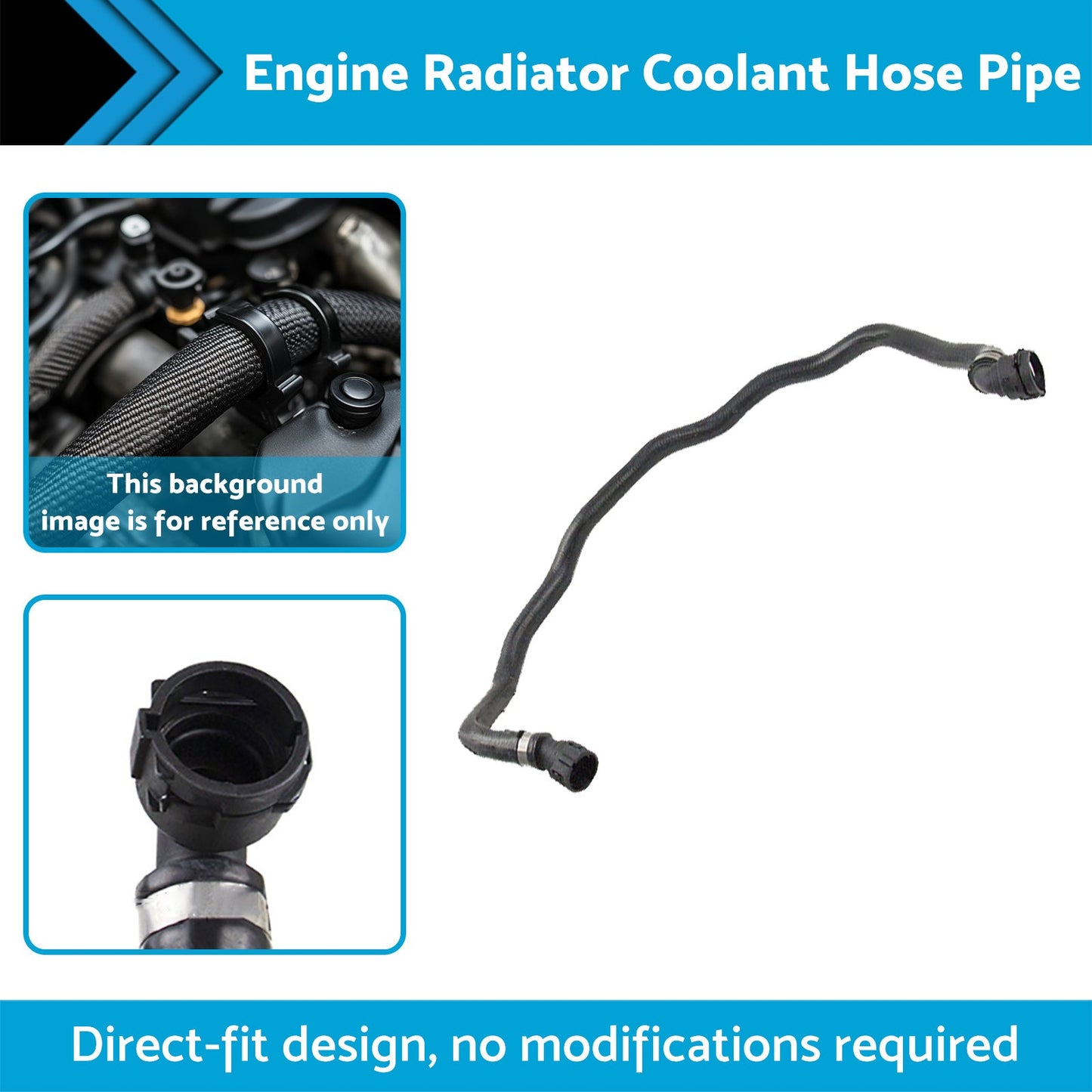 Engine Radiator Coolant Hose Pipe Suitable For BMW 135i 3.0 L6 08-13 64216983858-3