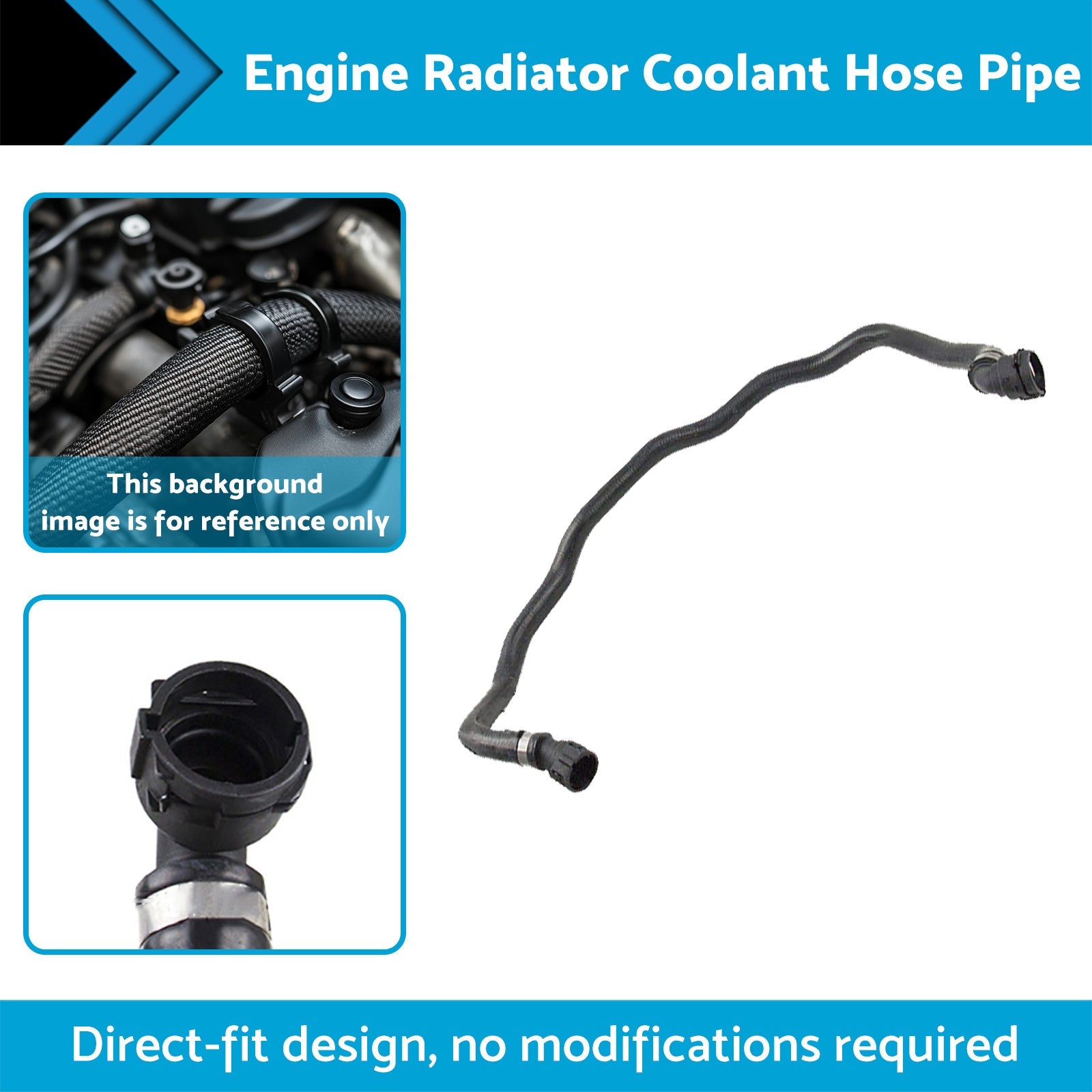 Engine Radiator Coolant Hose Pipe Suitable For BMW 135i 3.0 L6 08-13 64216983858-3