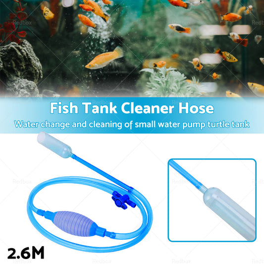 Large Aquarium Fish Tank Gravel Cleaner Syphon Vacuum Water Changer Siphon Hose-1