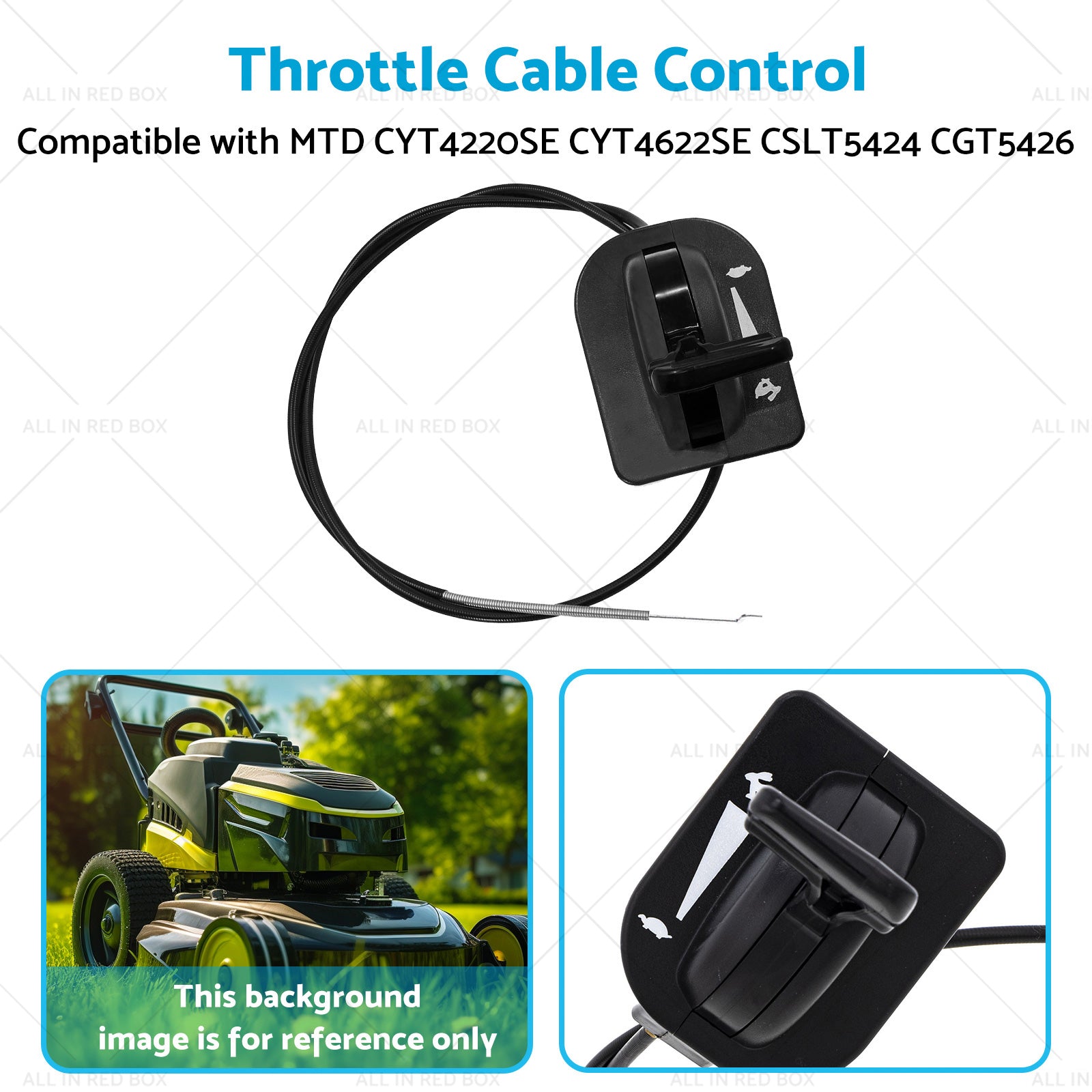 Throttle Cable Control Suitable For MTD Cub Cadet XT2-LX42 XT2-LX46 XT2-LX50-4