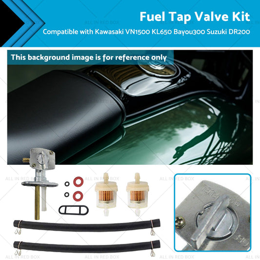 5 16'' Fuel Valve Switch Petcock For Kawasaki VN1500 KL650 Bayou300 Suzuki DR200-0