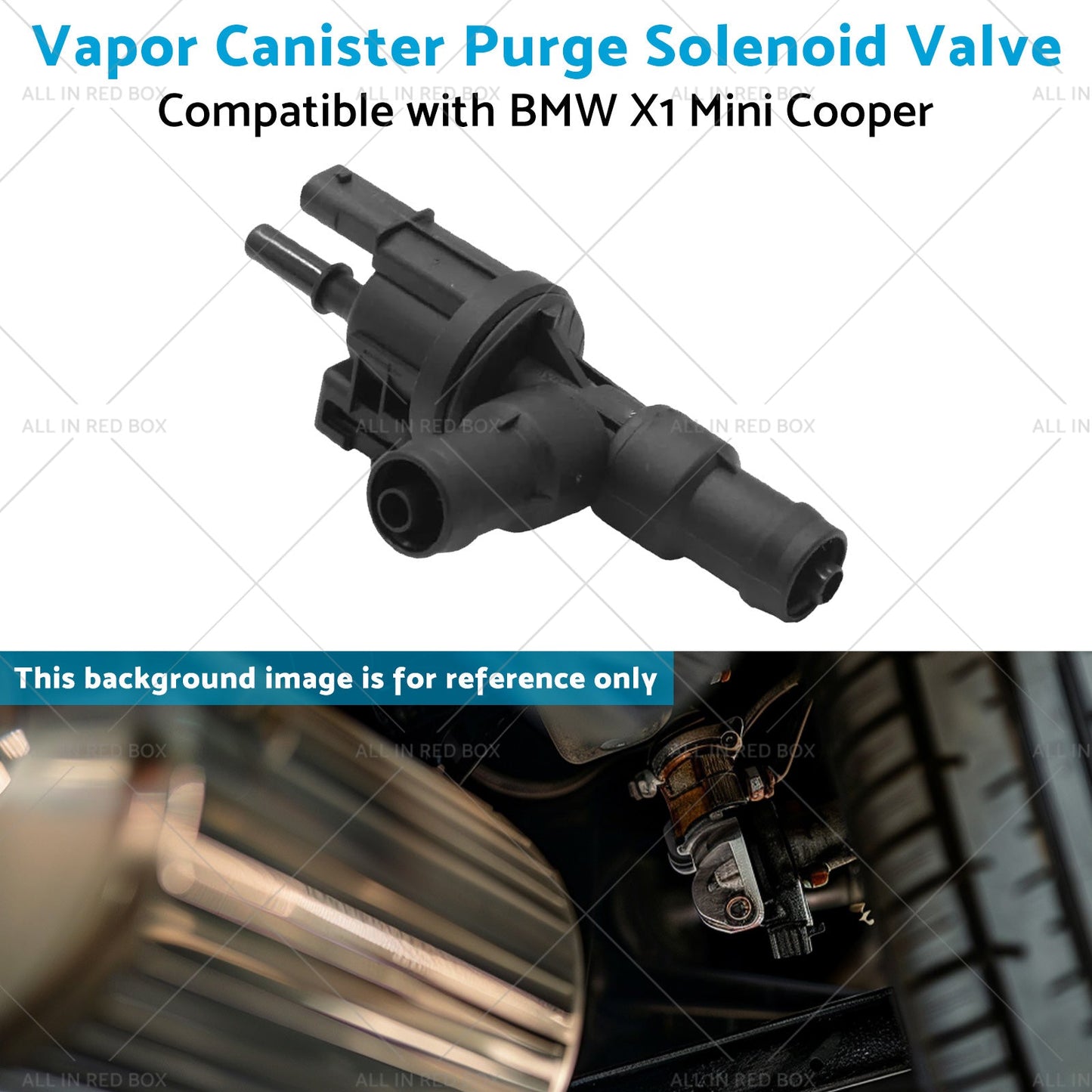 Vapor Canister Purge Solenoid Valve Suitable for BMW X1 Mini Cooper 13907614013-4
