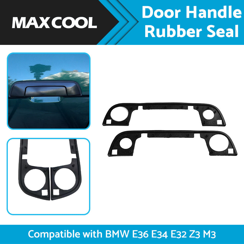 2PCS Exterior Door Handle Rubber Seals Set Suitable for BMW E36 E34 E32 Z3 M3-3