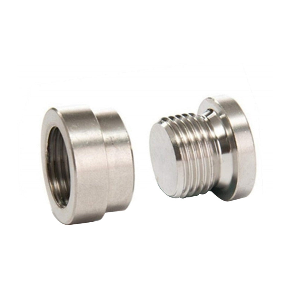 2x O2 Oxygen Sensor Bung Weld-On With Plug & Washer M18x1.5mm Suitable For Vehicle Exhaust Systems-2
