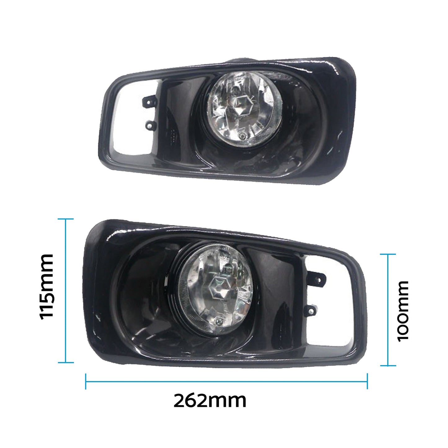 Yellow Fog Lights Suitable for Honda Civic EK EM 2 3 4 Dr JDM Lamp Kit 99-00-3