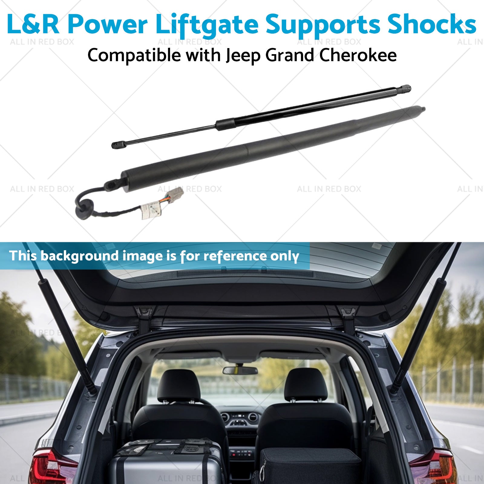 L and R Power Liftgate Supports Shocks Suitable for Jeep Grand Cherokee 14-22-4