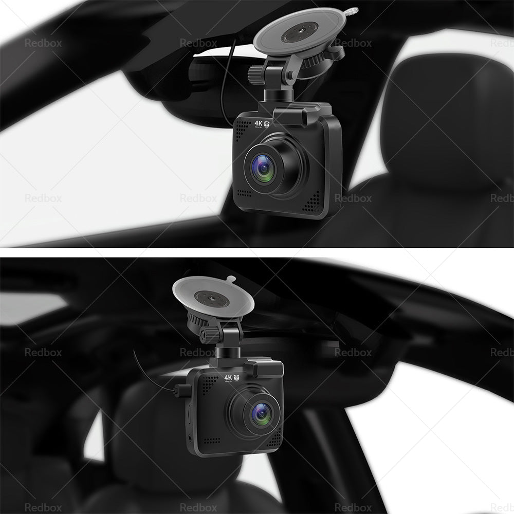 4K Built in WiFi GPS Car Dash Camera Recorder UHD 2160P LCD 170隆茫 WDR Night Visio-4