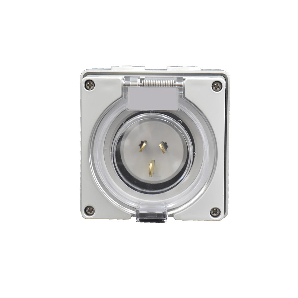 15A 3 Pin Power Inlet Suitable For Caravan Motor Home RV 250V Electrical Socket-1