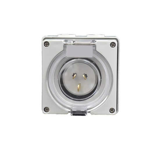 15A 3 Pin Power Inlet Suitable For Caravan Motor Home RV 250V Electrical Socket-1