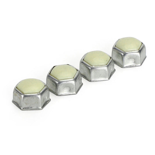 Set Of 4 Steering Lock Stop Bolt Caps With Nuts Suitable For Nissan Navara D22 4WD-1