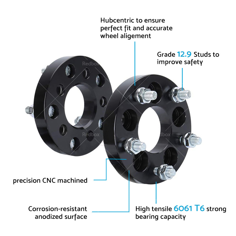 25mm Bolt-On Wheel Spacers Fits For Holden Commodore VB-VZ 5 X 120 69. 6-4