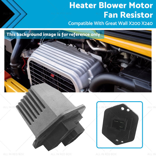 Heater Blower Motor Fan Resistor Suitable For Great Wall X200 X240 2010-2015-0