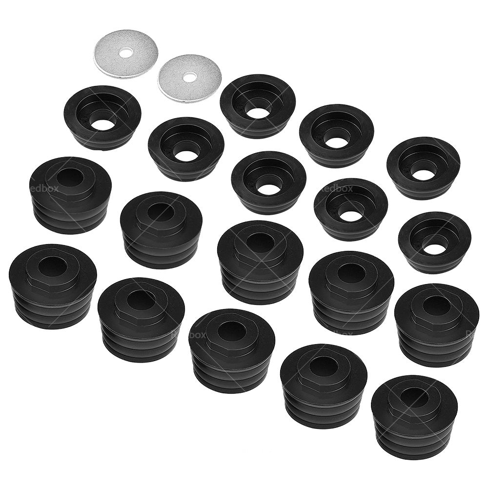 20PCS Polyurethane Body Mounts KF04050BK Suitable for Ford F250 F350 2 or 4WD 99-18-4