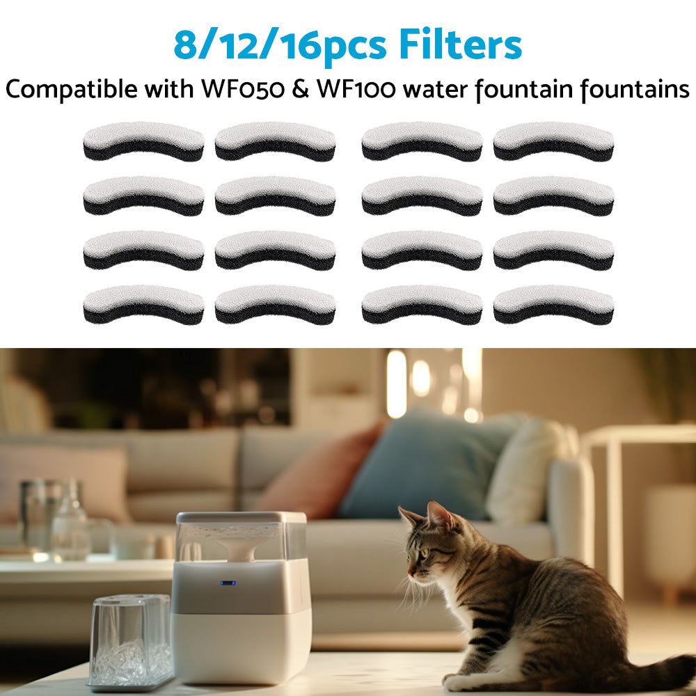 Filter Replacement Suitable for WF050 WF060 Pet Cat Water Fountain Fountains-3